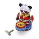 thumbnail image 1 of Retro Panda Baterista Yotijar Juguete de Hojalata Coleccionable con Llave, 1 of 8