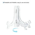 thumbnail image 4 of 4.3" Easel Plate Holder, Plastic Folding Display Stand Clear for Decorative Picture Frame, 2 Pack, 4 of 6