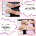 thumbnail image 4 of Keyboard Cloud Wrist Rest, Soft Comfortable Cute Keyboard Wrist Rest Anti-Skid Ergonomic Support Cloud Desk Wrist Rest Support & Memory Foam(Pink), 4 of 5