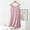 Pink, variant on Royisotas Womens Nightgowns Sleeveless Cotton Crew Neck Pajamas Summer Long Solid Color Comfortable Sleepwear for Ladies