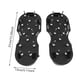 thumbnail image 4 of Aireador de césped Zapatos para u?as Escándalo Jardín Jardín Cultivador de hierba Herramienta de escarificación Ajustable Negro 1 par 31 * 13 cm / 12.20 * 5.11 pulgadas Ecomeon no, 4 of 6