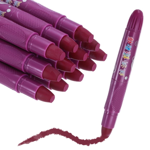 Uxcell Twist Crayons Twist Crayons Gel Set Dark Red Pack of 12