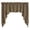 Black Ruffle Swag 72" x 36", variant on Park Designs Black Sturbridge Star Lined Swag 72x36