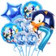 thumbnail image 3 of Kit de globos de látex con papel de aluminio para fiestas de Sonic the Hedgehog, decoraciones de cumpleaños, globos con números de 32 pulgadas, regalos de decoración, 3 of 5