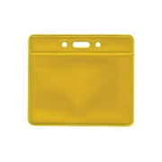 Advantus - Name badge holder - yellow (pack of 25)