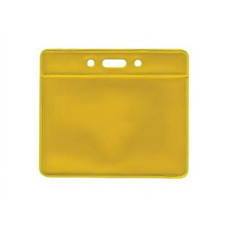 Advantus - Name badge holder - yellow (pack of 25)
