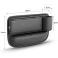 thumbnail image 2 of Organizador de espacio para asiento de coche, gran capacidad, ahorro de espacio, ordenado y limpio, multifunción, para teléfonos, tarjetas, llaves, tipo taza, asiento de copiloto derecho., 2 of 8