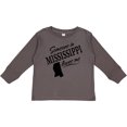 thumbnail image 3 of Inktastic Someone in Mississippi Loves Me Boys or Girls Long Sleeve Toddler T-Shirt, 3 of 5