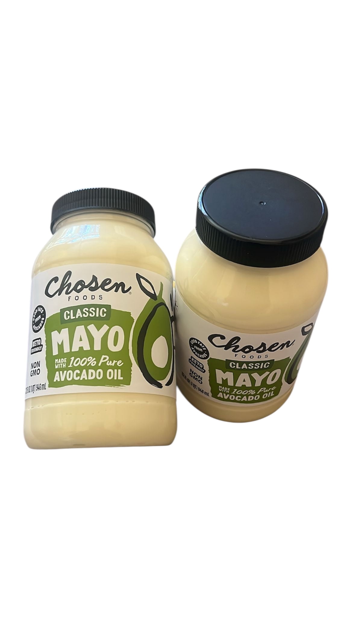 Chosen Foods Avocado Oil Classic Mayo, 32 fl oz (Pack Of 2)
