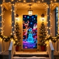 thumbnail image 1 of Navidad Puerta Adornos, Tapa Puerta Colgar, Decoración Fiesta, Terciopelo Doble Uso, Fácil Montaje, Para Salón, Christmas Door Cover Decoration Door Hanging Party Decoration Door Cover Tapestry,, 1 of 9