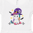 thumbnail image 4 of Inktastic Halloween Girls Unicorn Witch Girls Baby Dress, 4 of 5