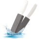 thumbnail image 1 of Paquete de 2 (gris) cepillo de limpieza para inodoro con piedra pómez y mango, elimina los anillos de agua dura del inodoro, la acumulación de calcio y el óxido, adecuado para limpiar inodoros, 1 of 5