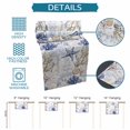 thumbnail image 6 of Burlap Table Runner 90 Inches Long,Ocean Starfish Blue Coral Non-Slip Kitchen Table Runners for Dining Room Everyday Use Party Table Decorations Nautical Anchor Vintage Boat, 6 of 9