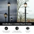thumbnail image 6 of Design House 80" Traditional Outdoor Lamp Post, Weather-Resistant, Black, Suitable for LED Bulbs, 6 of 15