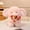 Pink, variant on Stuffed Elephant Plush Toy, White Cute Rose Attached Plushie For Couples Romantic Valentine'S Day Gift Soft Cuddly Stuffed Animal Doll For Kids And S