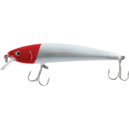 Bomber Red/Silver Minnow Bat Bonanza Fishing Lure (Best Lures For Grayling)