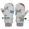 thumbnail image 4 of AWZXDE Toddler Gloves Cartoon Mittens Skiing Gloves Winter Gloves Kids Baby Winter Mittens For Girls Boys Water-proof Thermal 2025 Model Grey,6-24 Months, 4 of 4