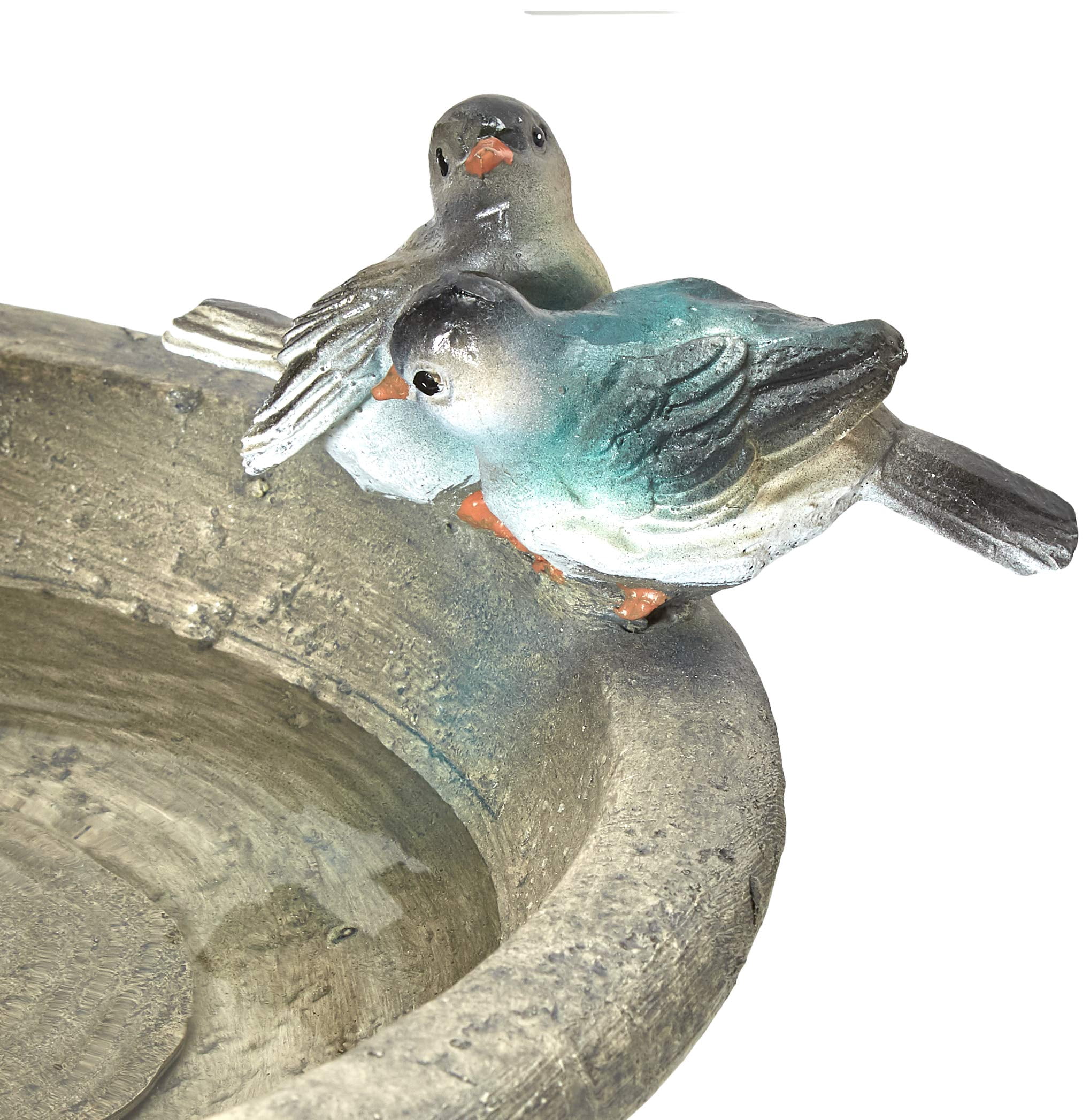 Pemberly Row Bird Bath Outdoor Water Fountain