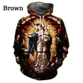 thumbnail image 4 of Sudadera con capucha con estampado 3D de la Santísima Virgen María y Jesús, fe, amor, esperanza, para hombres y mujeres, sudadera de manga larga, ropa para hombre, 4 of 5
