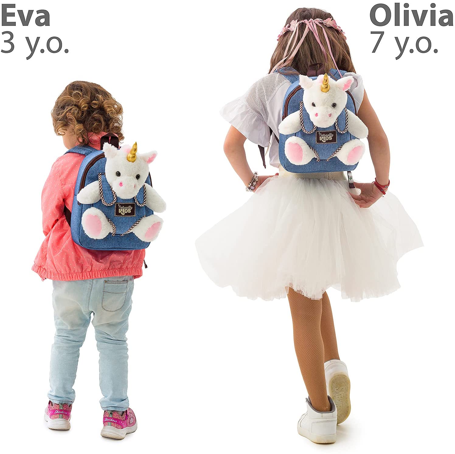 Kids' Unicorn Backpack & Plush Unicorn Toy — Medium