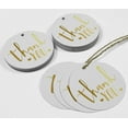 thumbnail image 4 of Inkdotpot Thank You Bridal Shower-Baby Shower-Retirement-Wedding-Birthday Bottle Tag Real Gold Foil Favor Hang Tags Pack Of 100, 4 of 7
