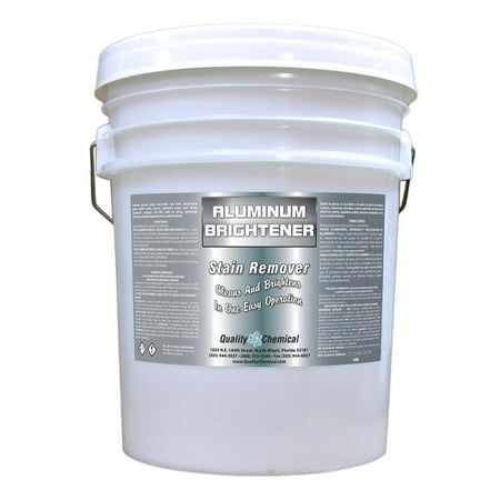 Aluminum Cleaner & Brightener & Restorer - 5 gallon (Best Brightener For Zinc Plating)