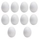thumbnail image 3 of Huevos de espuma de poliestireno, huevos de Pascua blancos lisos para manualidades, huevos de imitación. 10 piezas 94 x 63 cm, 3 of 9