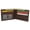 Tan, variant on Real Leather Mens Slim Bifold Wallet RFID Blocking Front Pocket Wallets for Men