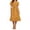 *Yellow, variant on VBVC Women's Smocked Square Neck Floral Midi Dress , Ladies' Short Puff Sleeve Tiered Dress , Summer Casual A-Line Dress For Women, M-4XL