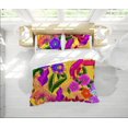 thumbnail image 2 of Tropical Amarillo Funda Nórdica Colorido Diseño Floral | Juego de Cama con Almohada, 2 of 3