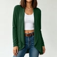 thumbnail image 5 of Perfectbot Women's Open Front Cardigan Long Sleeve High-Low Draped Sweater for Casual Layering, 5 of 8