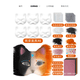 thumbnail image 2 of Kit de manualidades de disfraz de gato - Traje de papel, Pegatinas de piedras preciosas - para pintar, Fiestas de animales - Incluye accesorios, Talla adulto/niño - Actividad creativa DIY, 2 of 8