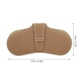 thumbnail image 4 of Unique Bargains 1 Pc Portable Eyeglasses Bag Durable Eyeglasses Storage Camel, 4 of 5