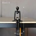 thumbnail image 1 of Thinker Abstract Art Sculpture Statues Modern Home Decor For Bookshelf Office Resin Figurines Table Shelf Desktop Decoration, 1 of 5