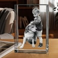thumbnail image 5 of AISENIN 3D Crystal Photo Picture Cube Idea Gift With Your Own Photo Customized Birthday Wedding Memorial Mother's Day Couples Gift for Women Wife Her husband Men, 5 of 5