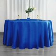 thumbnail image 2 of BalsaCircle 120" Round Satin Tablecloth Royal Blue, 2 of 8