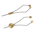 thumbnail image 1 of 2Pcs Fly Tying Tools Fly Fishing Hook Threader Winding Device, Fly Tying Line Spooler, High Quality,1 x Copper cake winding machine 1 x Copper bullet head winding machine, 1 of 6