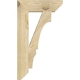 thumbnail image 3 of Ekena Millwork 4"W x 16"D x 28"H Balboa Slat Rough Sawn Bracket, Douglas Fir, 3 of 4