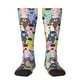 thumbnail image 1 of Fotbe Llamas Colorful Calcetas Divertidas Estampadas para Hombre y Mujer, Calcetas de Algodón hasta la Rodilla para Caminar, Correr, Enfermería y Embarazo, 1 of 6