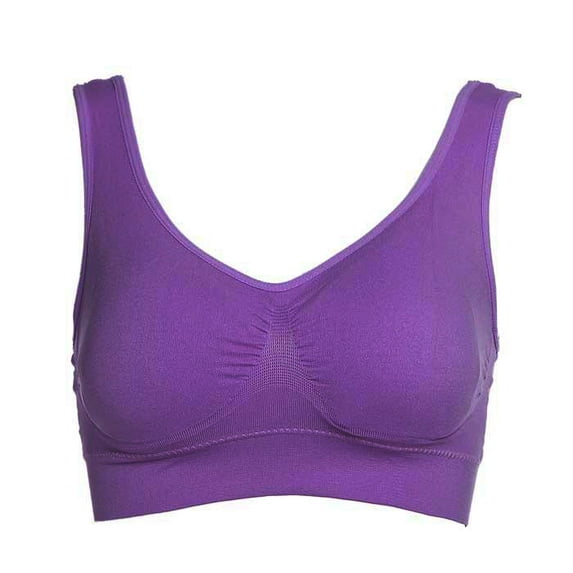Women No Steel Ring No Trace Gathered Sleep Sports Bra