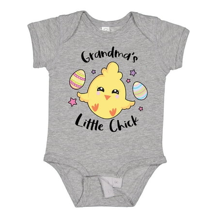 

Inktastic Happy Easter Grandma s Little Chick Girls Baby Bodysuit