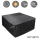 thumbnail image 1 of Cubierta para muebles de patio al aire libre, juego de mesa de patio rectangular Cubierta impermeable Polvo de nieve Viento y resistente a los rayos UV 210D Ormromra, 1 of 8