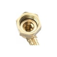 thumbnail image 4 of Conector de espiga para manguera, codo de latón de 10mm x G1/2 hembra, conector de manguera a tuerca giratoria para agua, combustible, aire, paquete de 2, 4 of 5