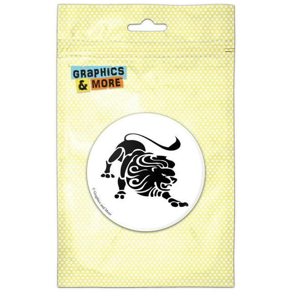 Leo The Lion Zodiac Horoscope Pinback Button Pin Badge