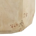 thumbnail image 4 of Benjara Cid Hy 22" Side End Table- Burl Wood Veneer Drum- Natural Brown, 4 of 6