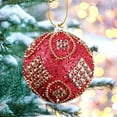 thumbnail image 3 of Christmas Ball Ornaments 1 Pcs - 3 inch Large Shatterproof Christmas Balls, Novel Foam Decorations Indoor, Premium Holiday Party Hanging Ornaments for Xmas Tree, Wreath, Vines, Red, 3 of 9