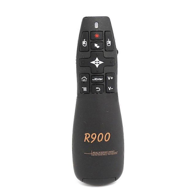 Mini ratón inalámbrico Yashi Air Mouse R900 2,4 GHz para Android TV Box Negro