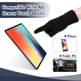 thumbnail image 4 of Bocaoying 3 Pairs Winter Touch Screen Warm Gloves for Men Women, Brushed Fleece Thermal Elastic Gloves for Driving Cycling Skiing, Thick Soft Knit Lining Gloves for Cold Weather, 4 of 7