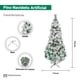thumbnail image 2 of Árbol De Navidad Nevado 2.10 m Importadora La Merced Cepillo Grande Verde Nevado, 2 of 3