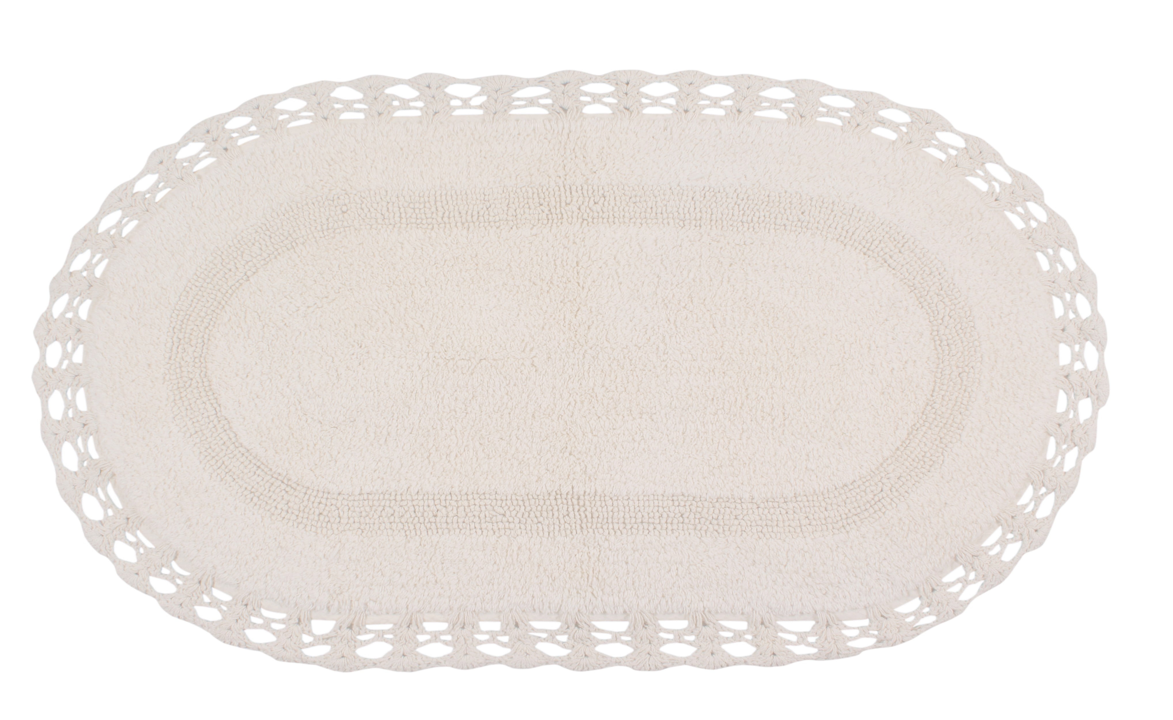 HOME WEAVERS Collection Bathroom Rug 100% Cotton Tufted Bath Rug, Extra Soft and Absorbent Bath Rugs, Non-Slip Bath Mats, Machine Washable bath rugs for Bathroom, 21"x34" Rectangle, Green
